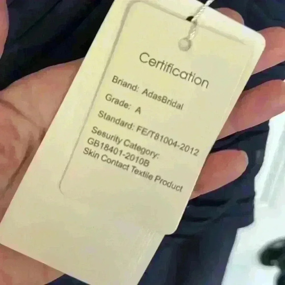 Navy Ruched Column Off Shoulder Long Gown Size 16 - Picture 6 of 9